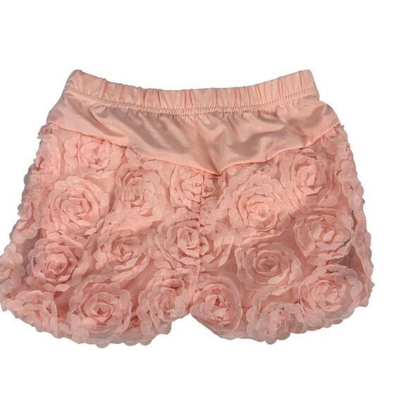 Girls Sleeveless Floral Textured Top & Shorts Set Size 6 - Picture 8 of 8